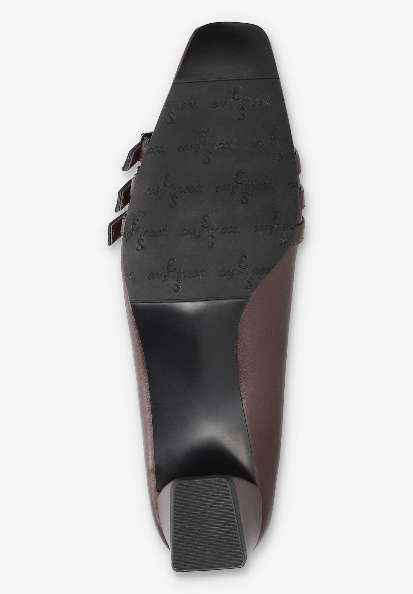 Enya Sqaure Toe Pump, BURGUNDY, alternate image number 5