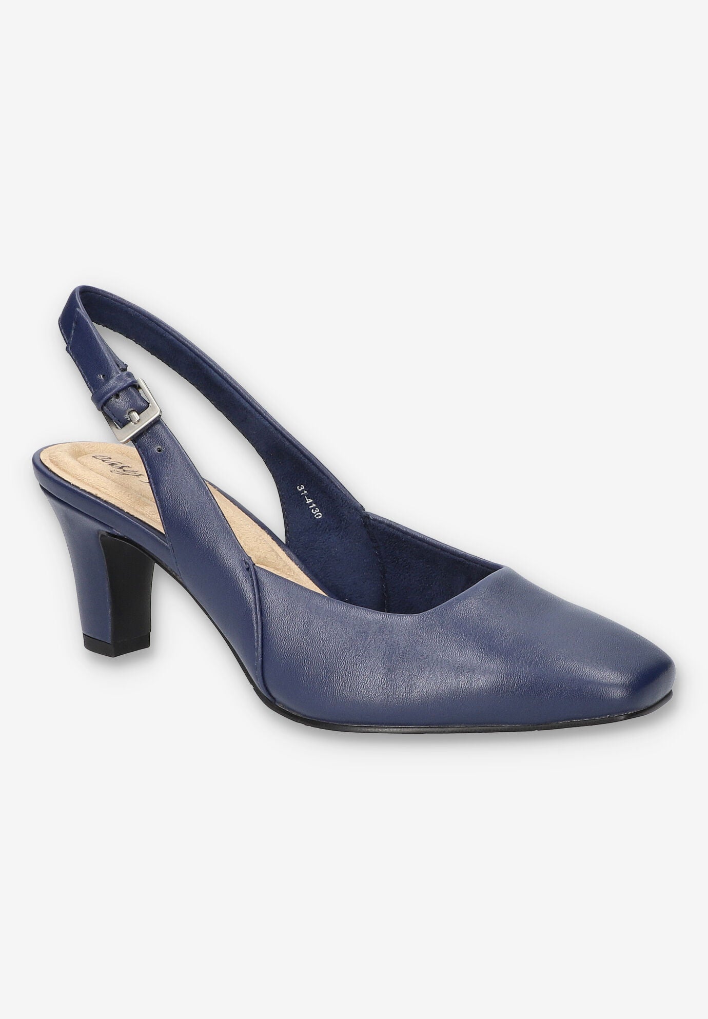 Ritsa Square Toe Slingback Pump, NAVY, hi-res image number 0
