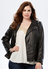 Leather Moto Jacket, , alternate image number null