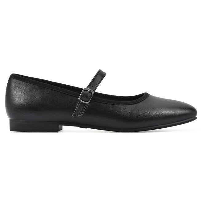 Boch Mary Jane Flat, BLACK SMOOTH, alternate image number 2