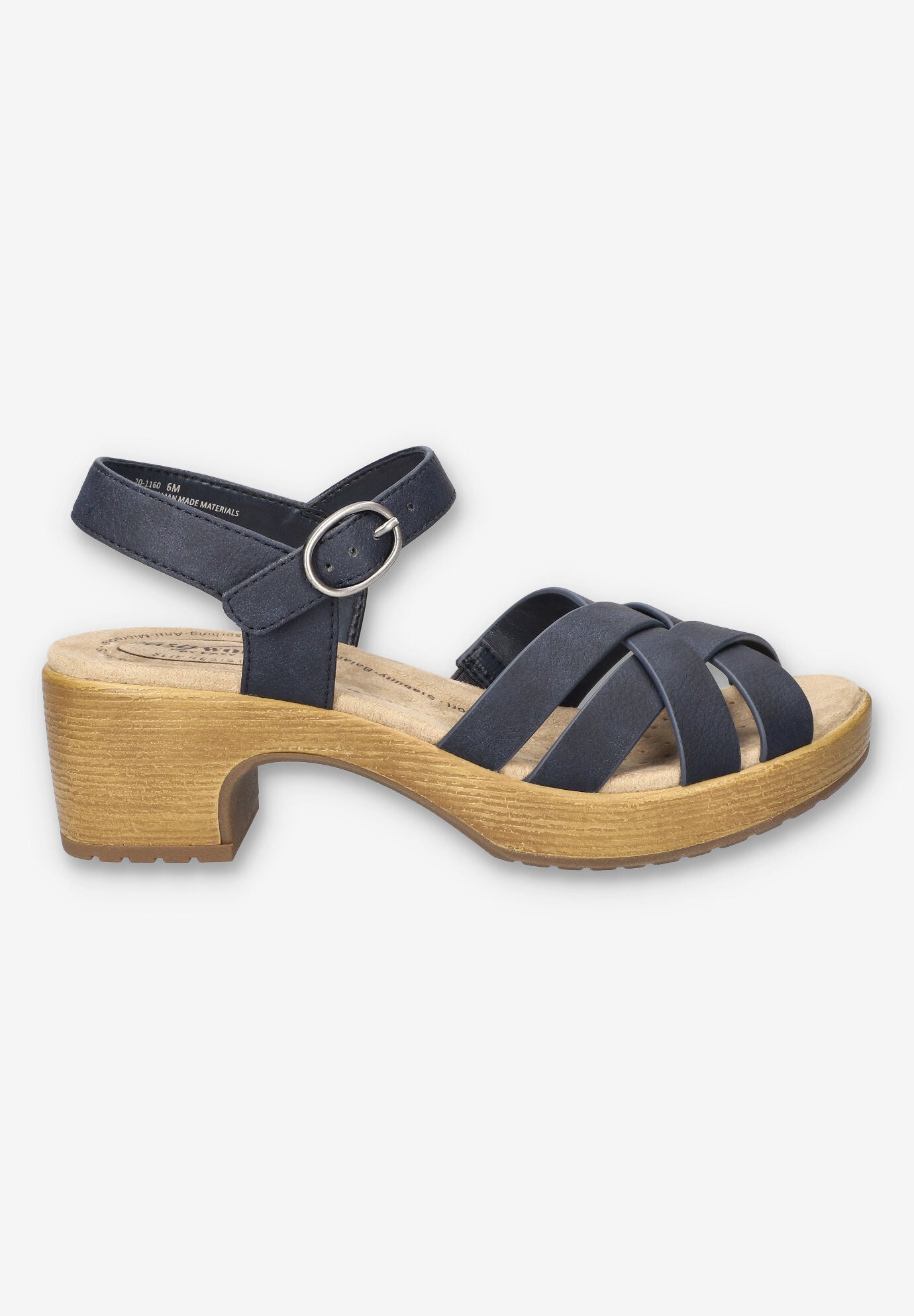 Miyah Slip-Resistant Sandal, NAVY, alternate image number 2
