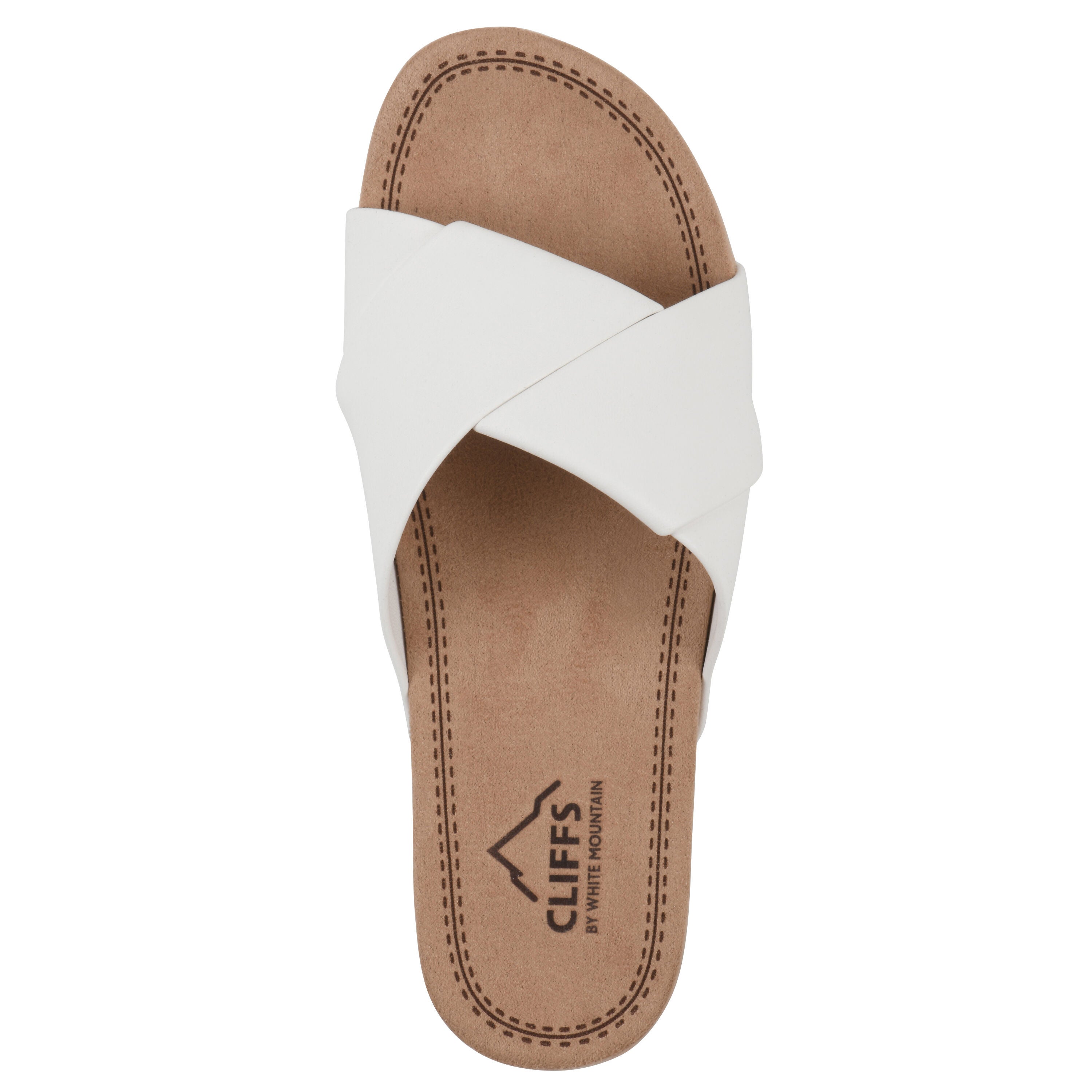 Tincie Slide Sandal, WHITE SMOOTH, alternate image number 4