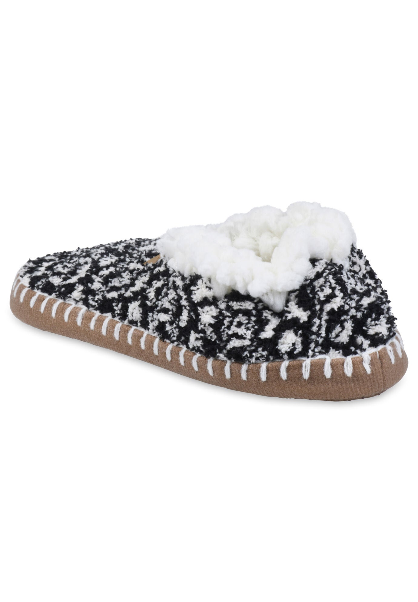 Womens Cozee Yarn Mocassin With Sidewall Mocassin Slipper By Gaahuu, , on-hover image number 1