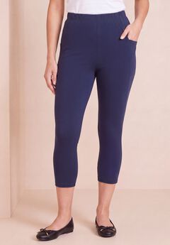Side-Pocket Essential Capri Legging