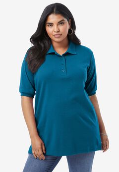Oversized Polo Tunic