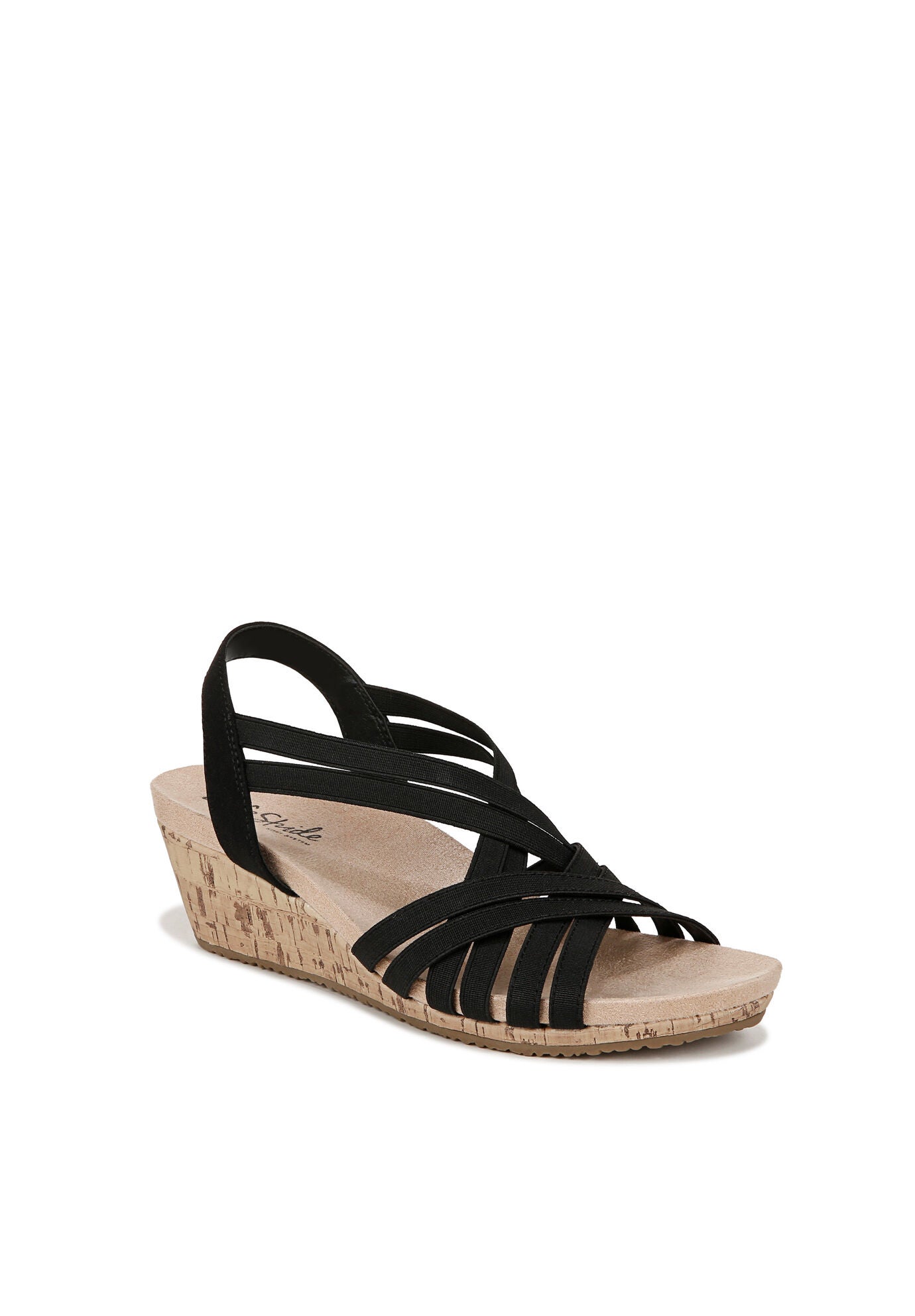 Mallory Sandal, BLACK FABRIC, hi-res image number 0