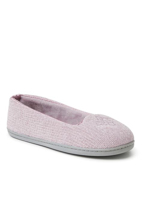 Rebecca Chenille Closed Back Slippers By Dearfoams Plus Size