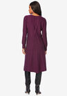 Lace Yoke Sweater Dress, , on-hover image number null