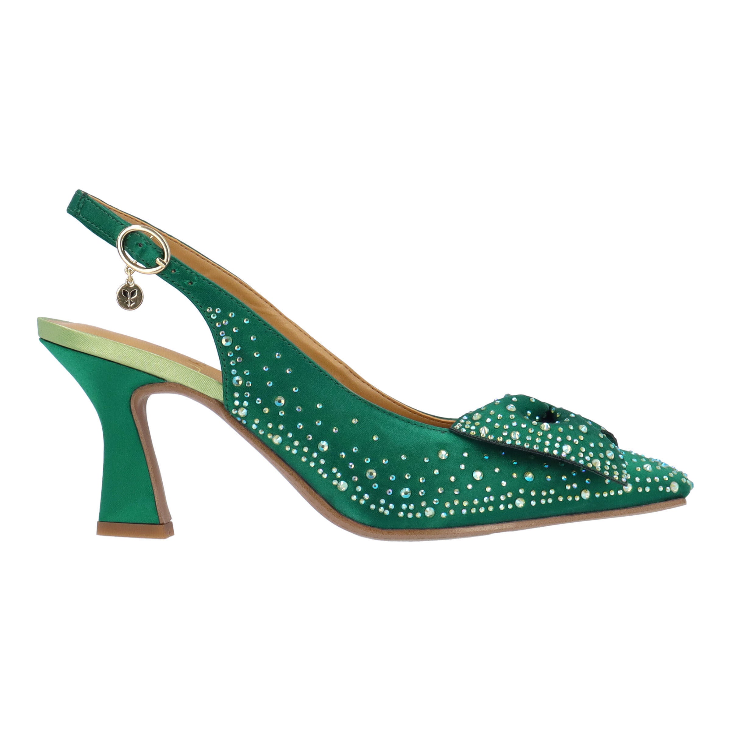 Harlan Slingback Pump, EMERALD GREEN, alternate image number 3