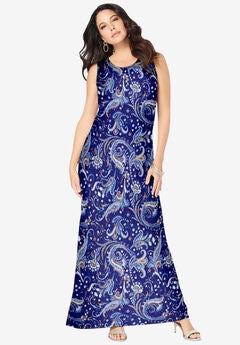 Ultrasmooth® Fabric Sleeveless Maxi Dress