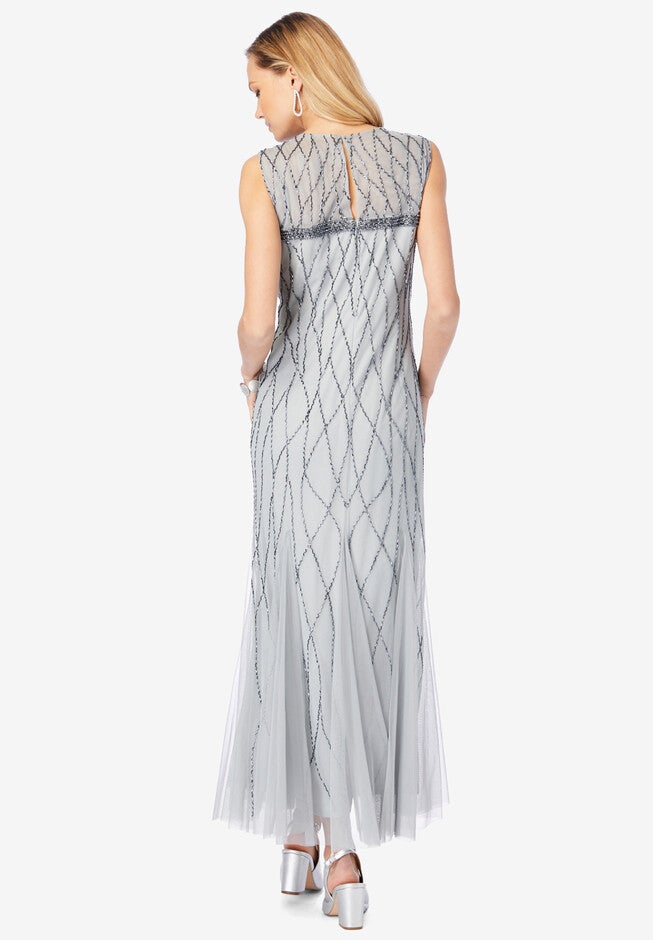 Beaded Sweetheart Gown, , on-hover image number null