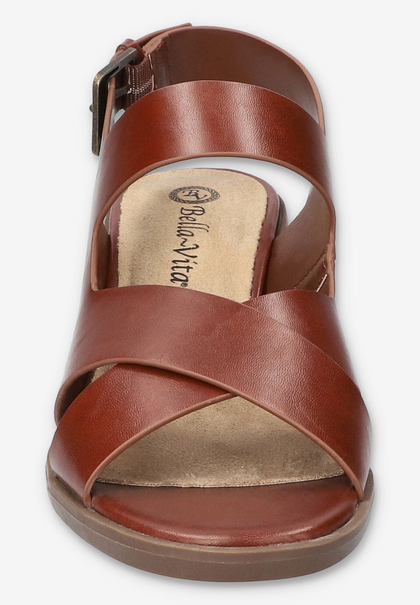 Cameron Block Heel Sandal, DARK TAN, on-hover image number 1