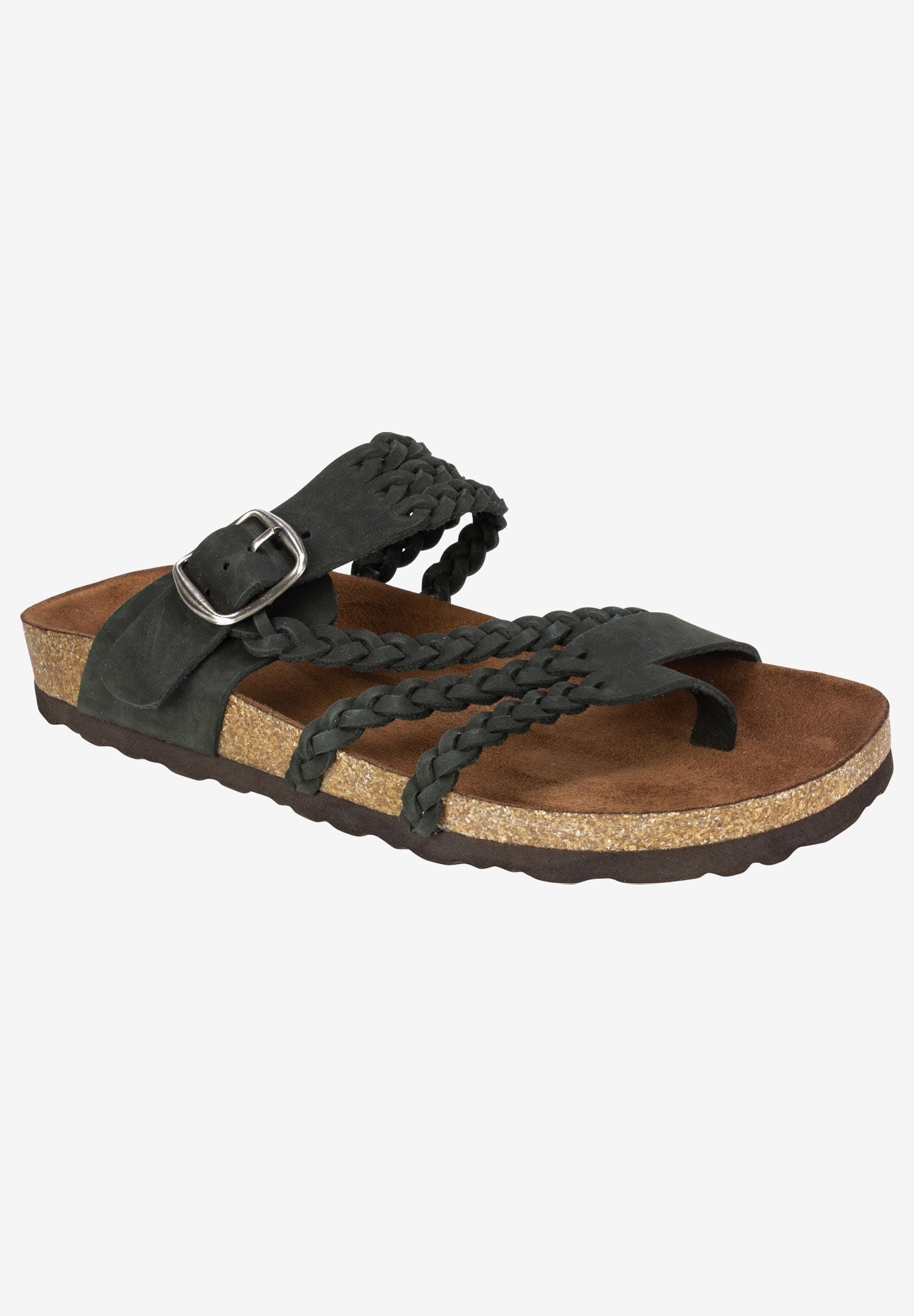 Hayleigh Sandal, BLACK NUBUCK, hi-res image number 0