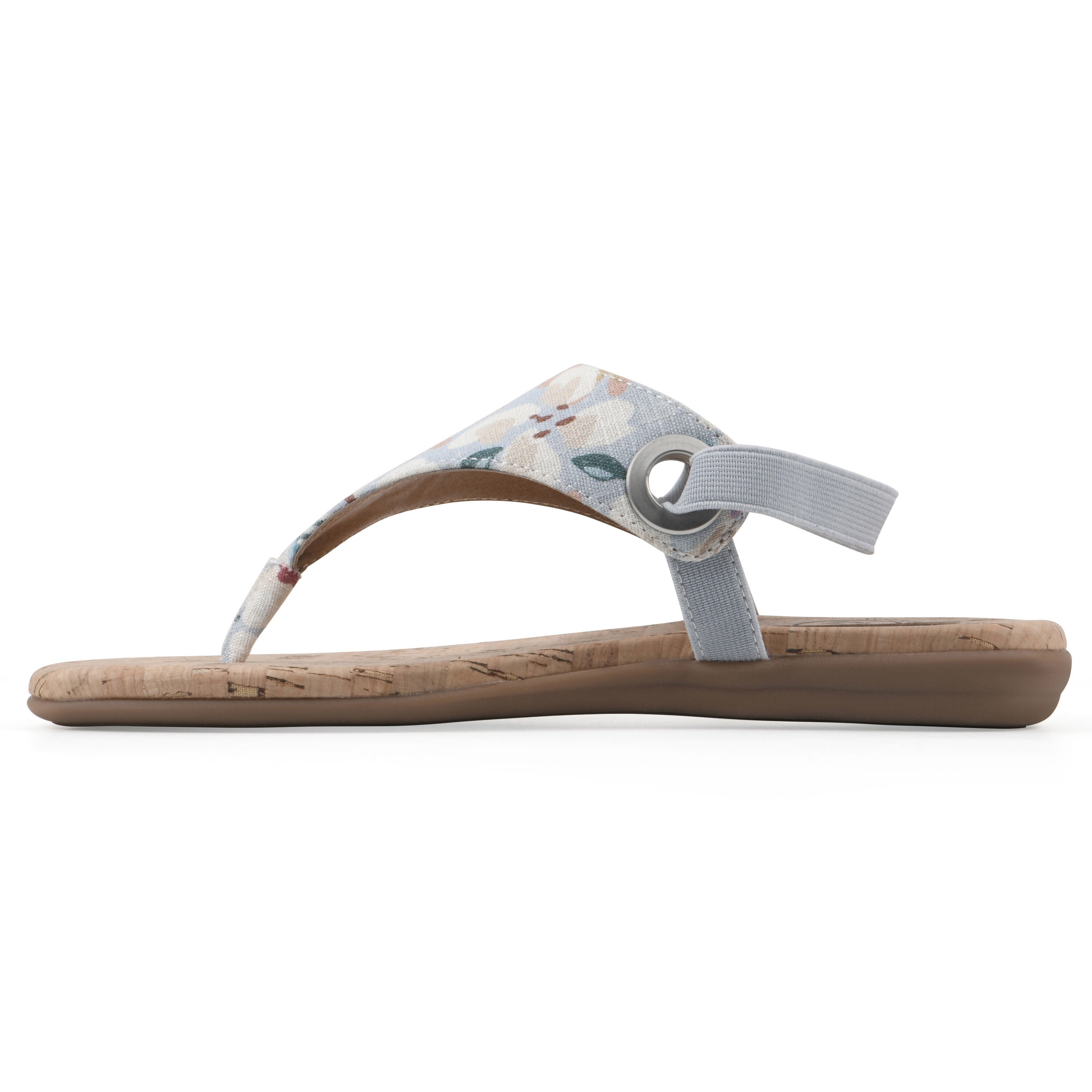 Lifeway Sling back sandal, LIGHT BLUE FLORAL, alternate image number 3