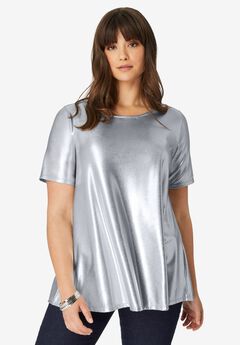 Metallic Swing Tee