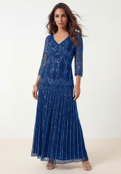 Plus Size Royal Blue Dresses