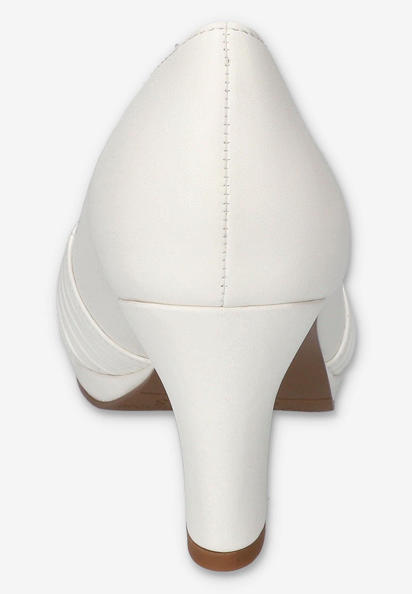 Lavish Platform Pump, WHITE, alternate image number 3