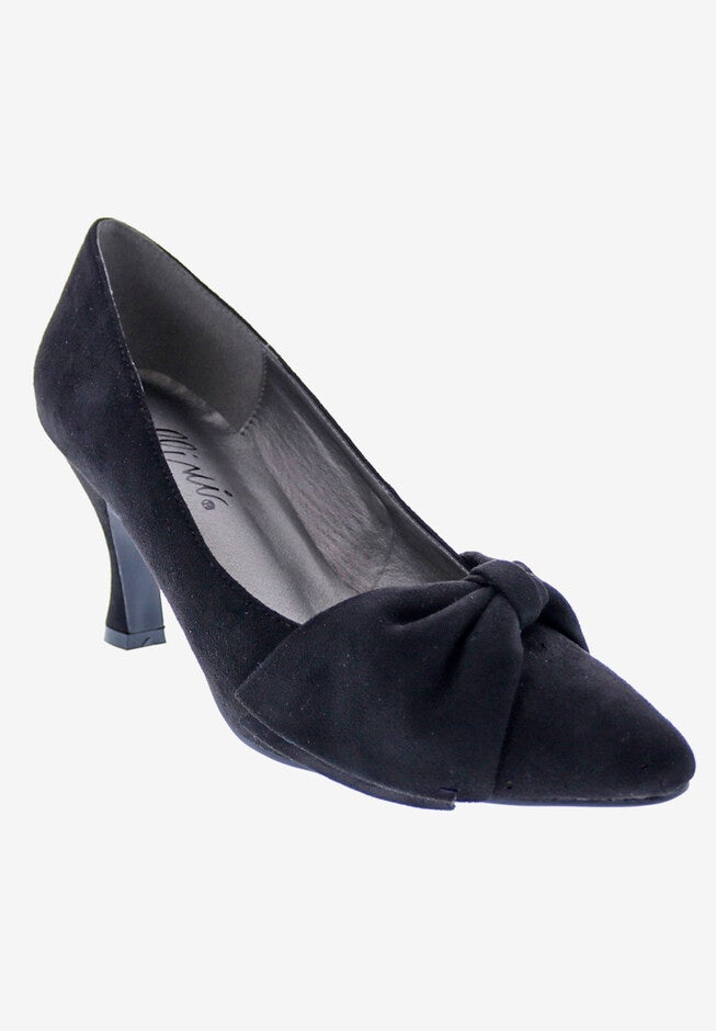 Charm Kitten Heel Pump, BLACK, hi-res image number null