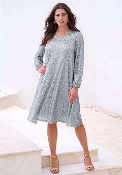 Sequin Swing Dress