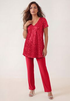 Plus Size Holiday Pant Suits