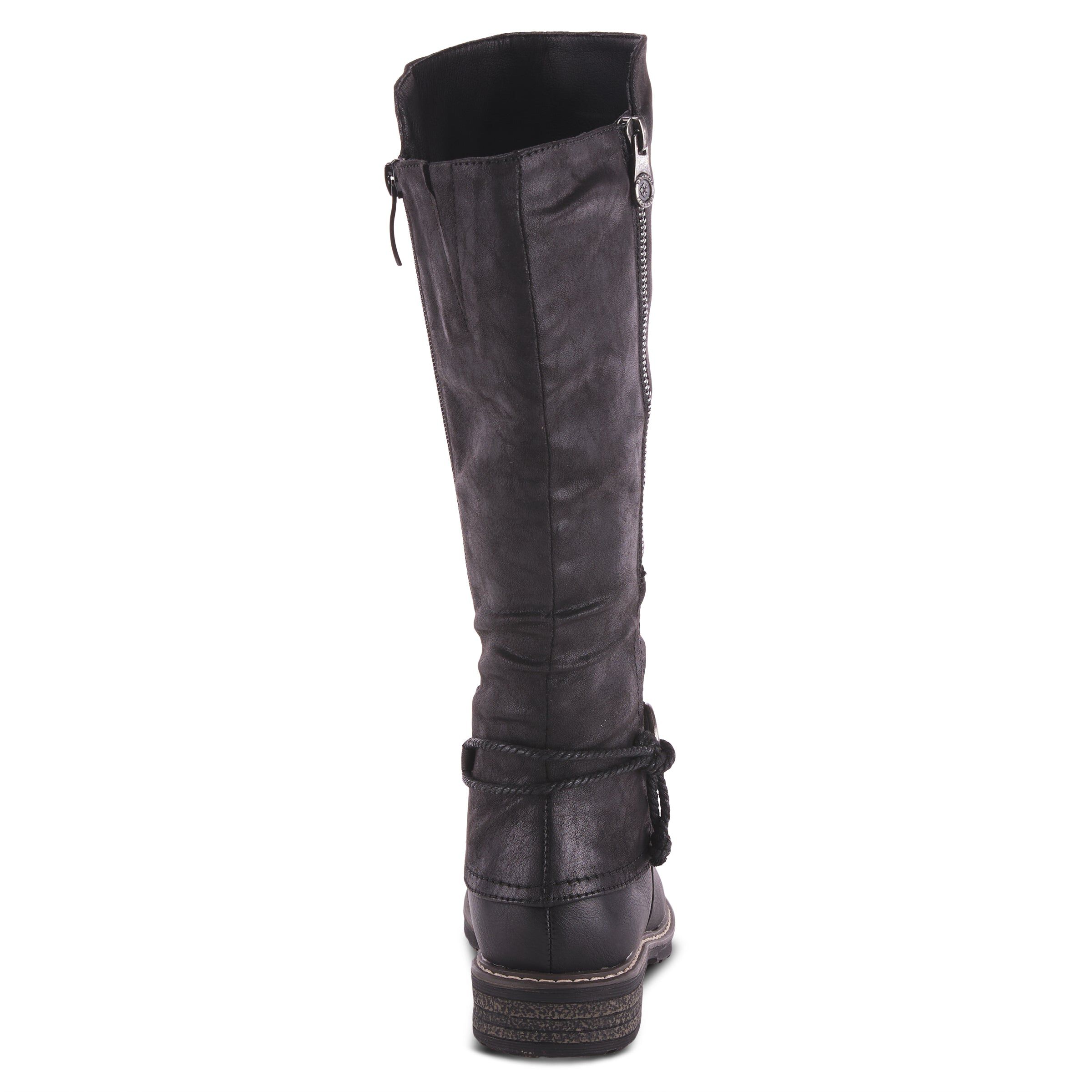 Kabuta Tall Boots, BLACK, on-hover image number 1