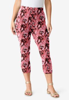Plus Size Essential Stretch Capri Legging