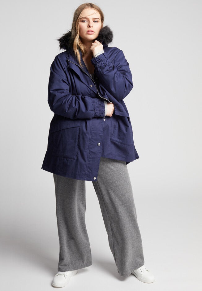 High-Low Parka, NAVY, hi-res image number null