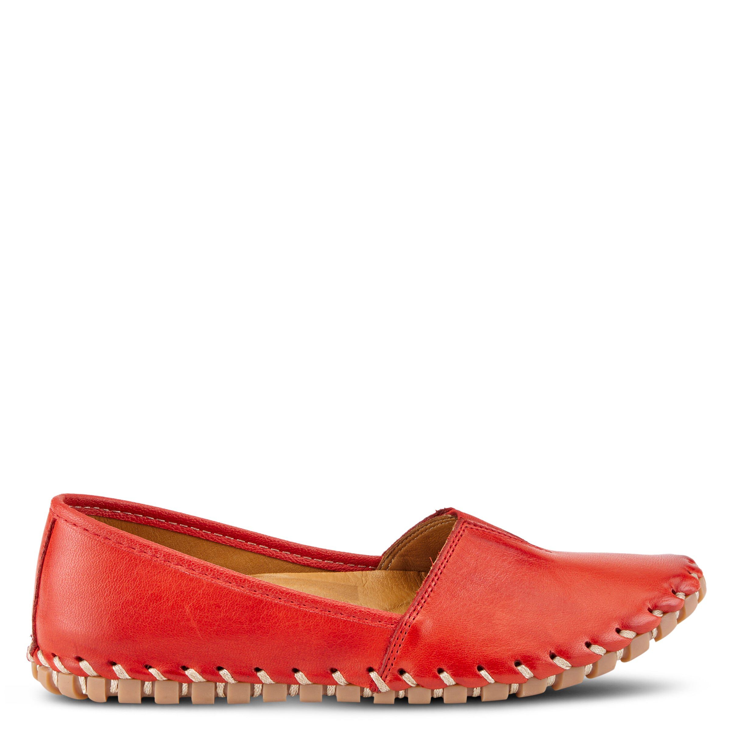 Kathaleta Flat Shoes, RED, on-hover image number 1