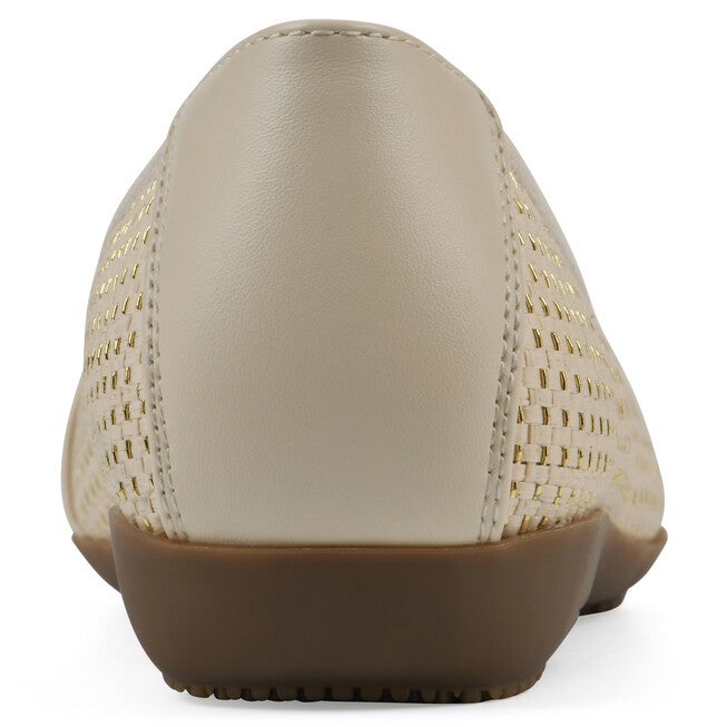 Charmed Ballet Flat, GOLD MULTI CANVAS, on-hover image number 1