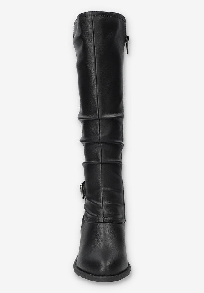 Tenille Plus Wide Calf Boot, BLACK, alternate image number 3