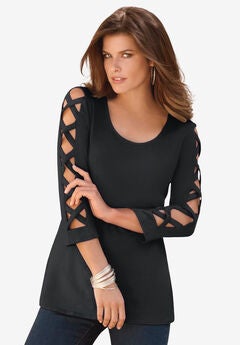 Lattice Sleeve Ultimate Tee