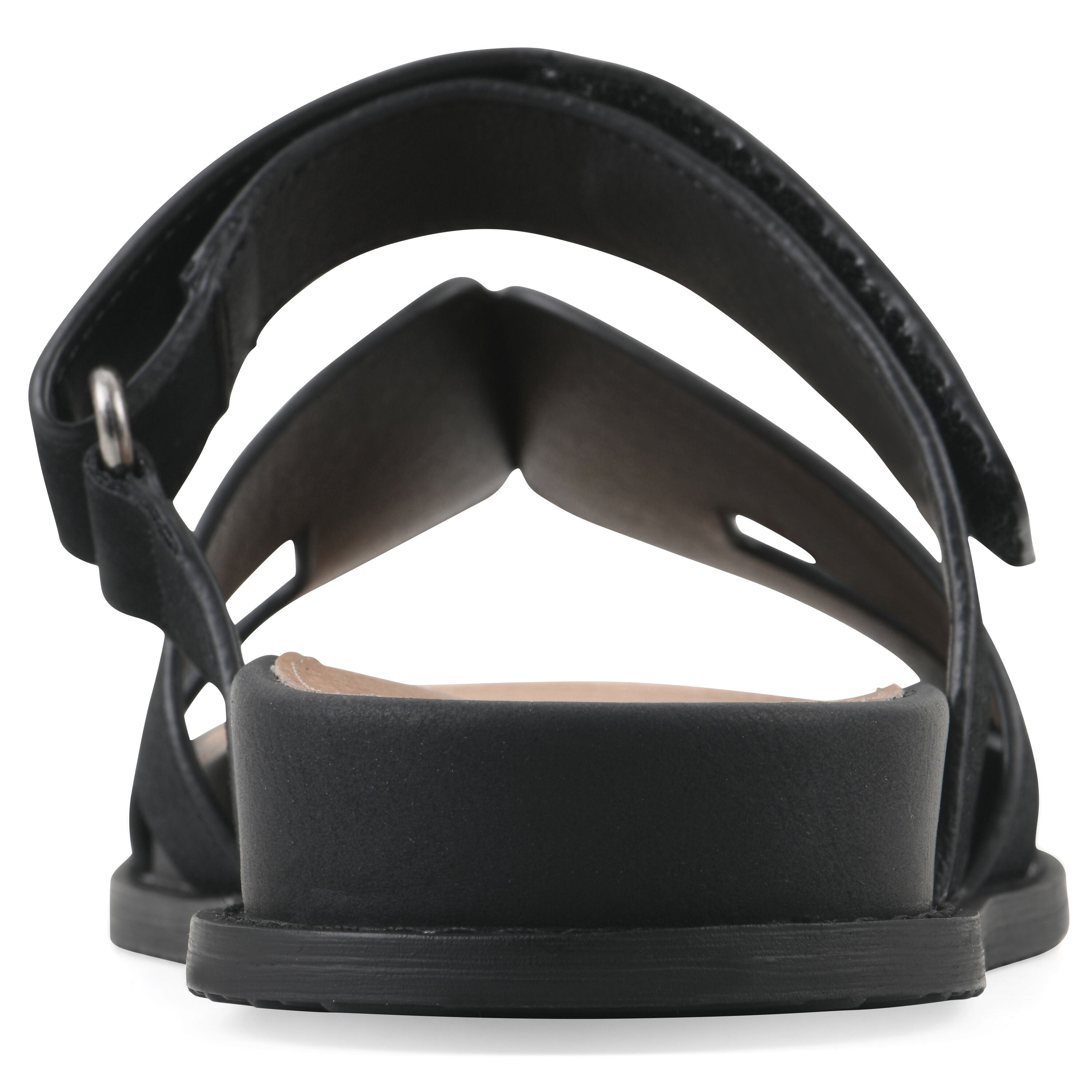 Mazi Slide Sandal, BLACK SMOOTH, on-hover image number 1