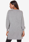 Blouson Sleeve High-Low Sweatshirt, , on-hover image number null