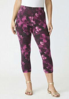 Plus Size Essential Stretch Capri Legging
