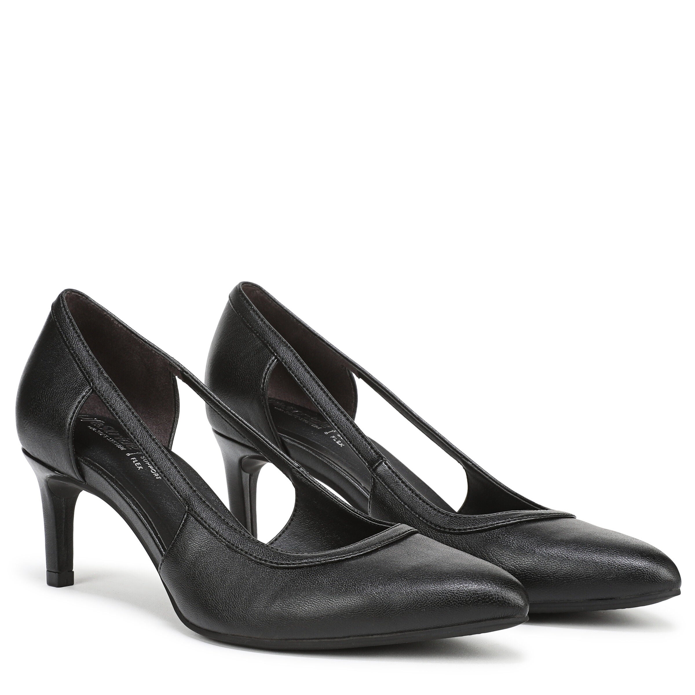 Alma Pump, BLACK SNAKE LEATHER, alternate image number 2