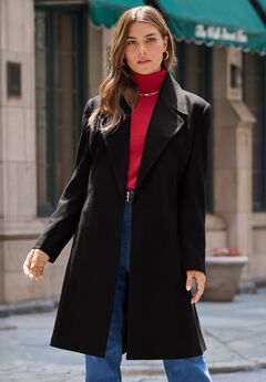 Belted Wool Blend Coat