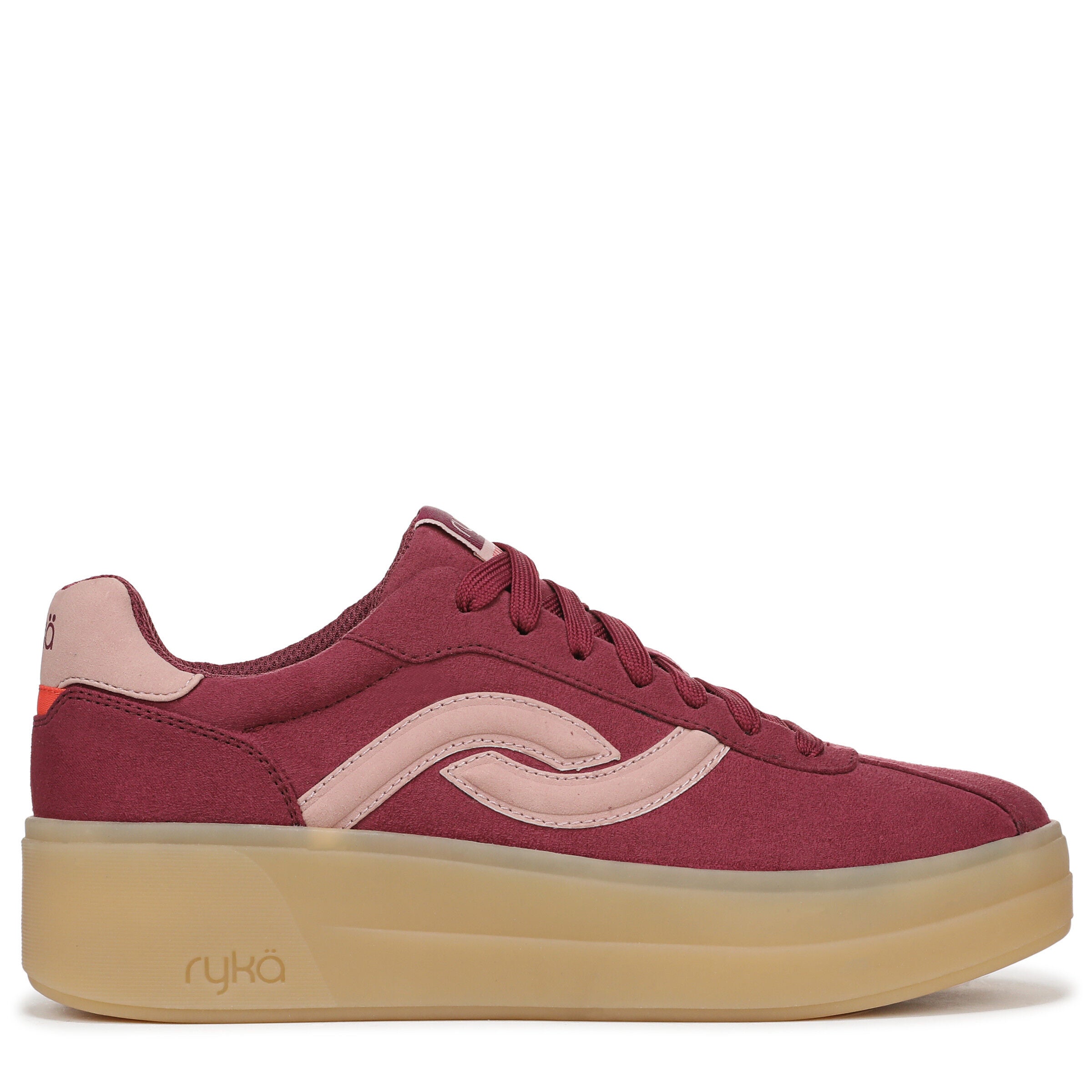 Viv Max Lace Up Sneaker, BERRY RED, alternate image number 3