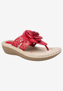 Red Summer Sandals For Women