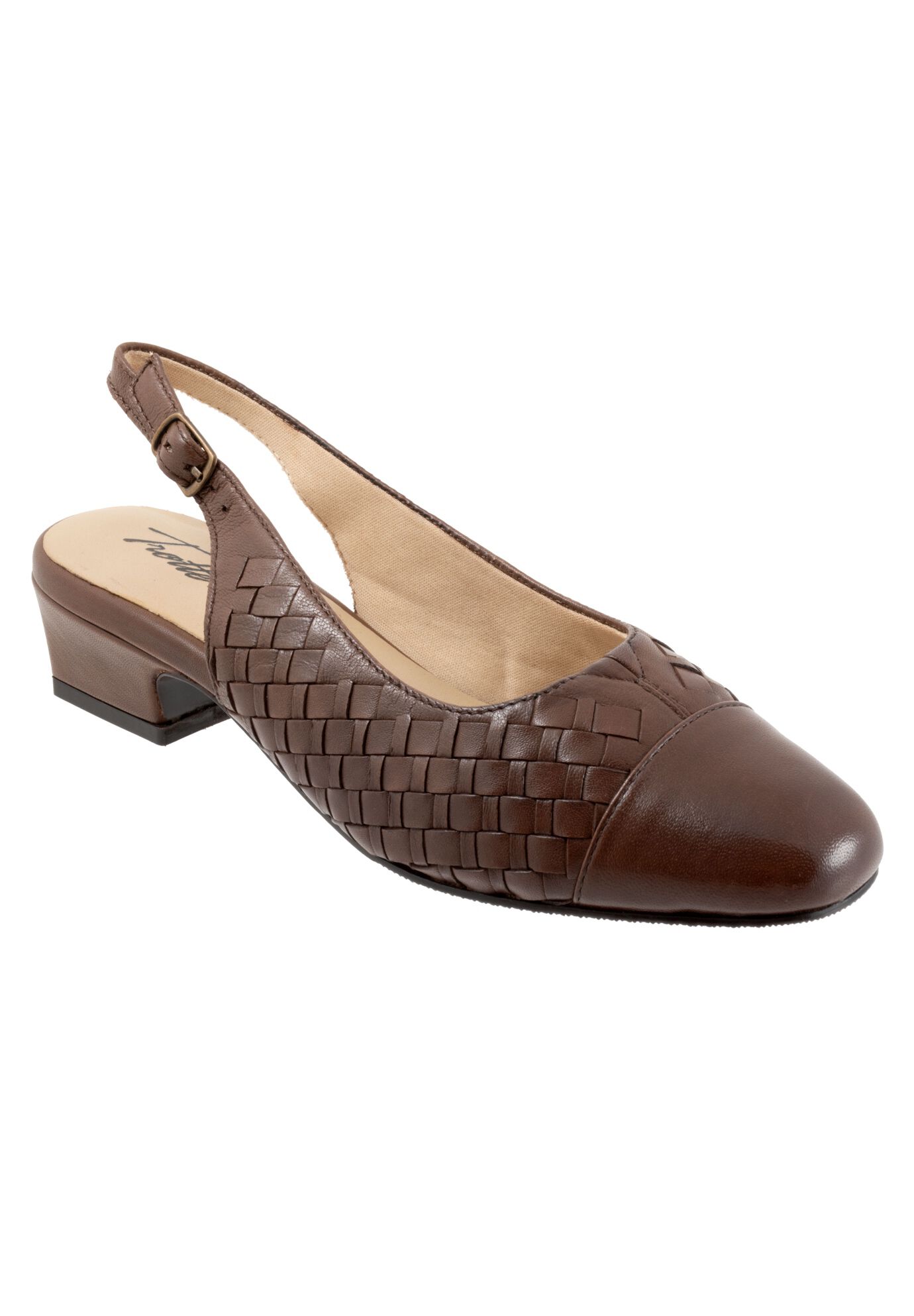 Dea Woven Flats, DARK BROWN, hi-res image number 0