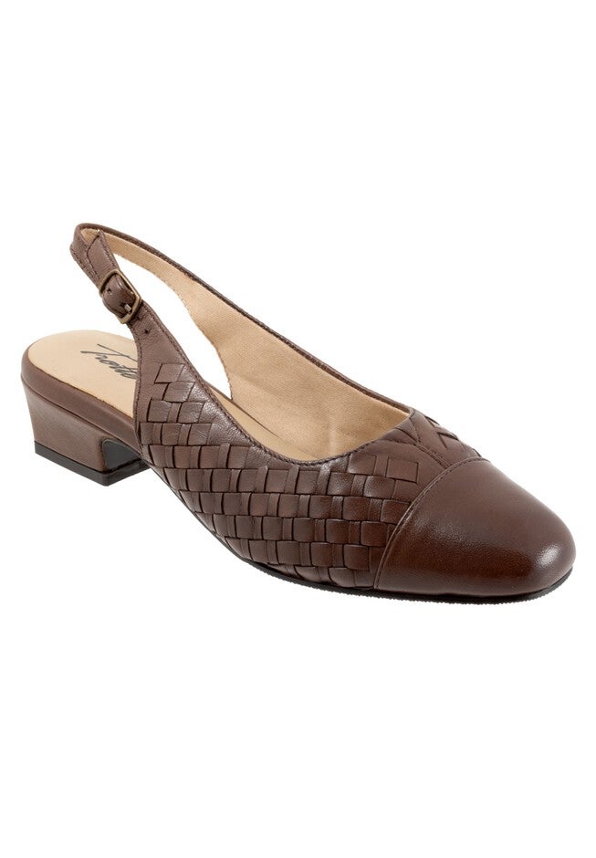 Dea Woven Flats, DARK BROWN, hi-res image number 0