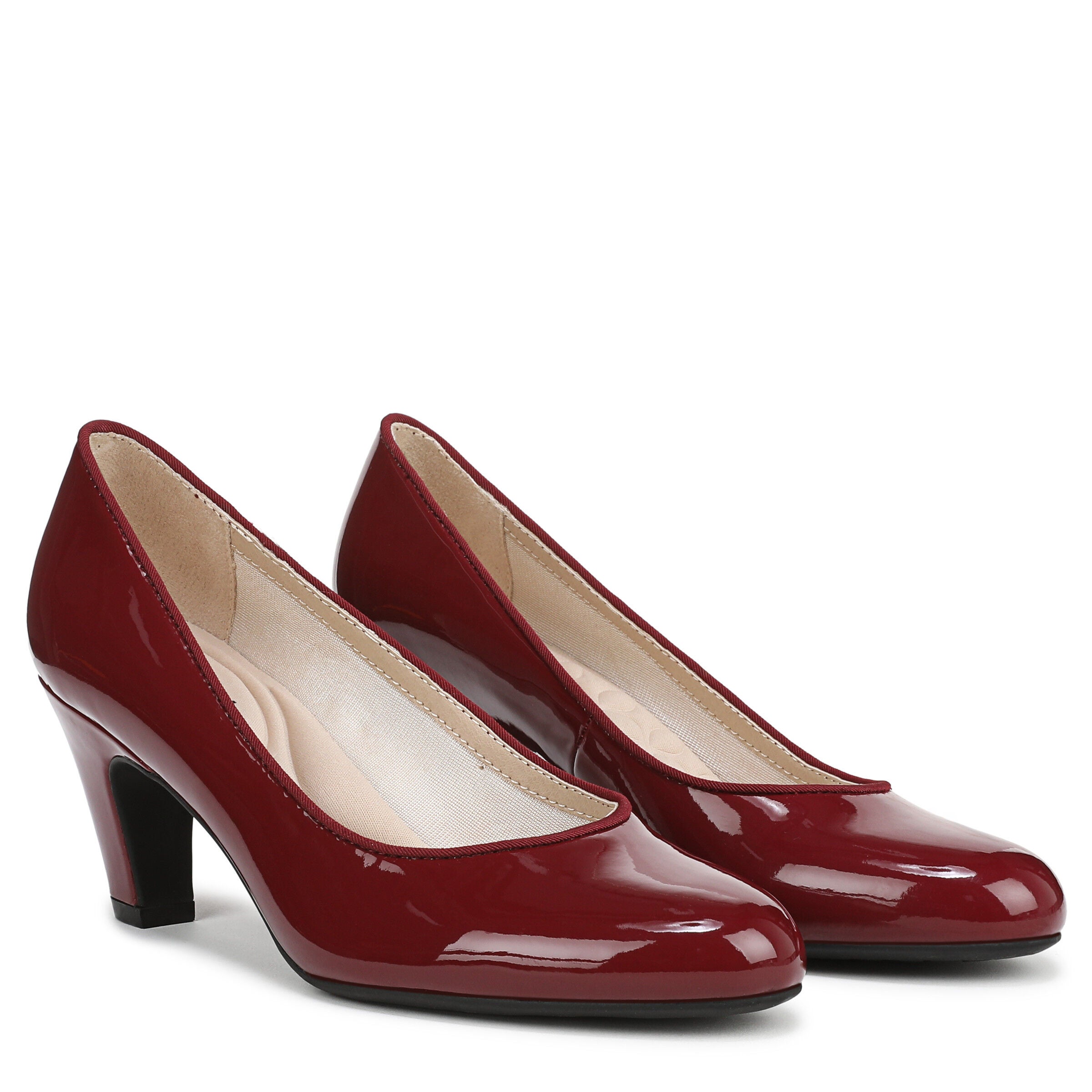 Parigi Plus Pump, DARK CHERRY PATENT, alternate image number 2