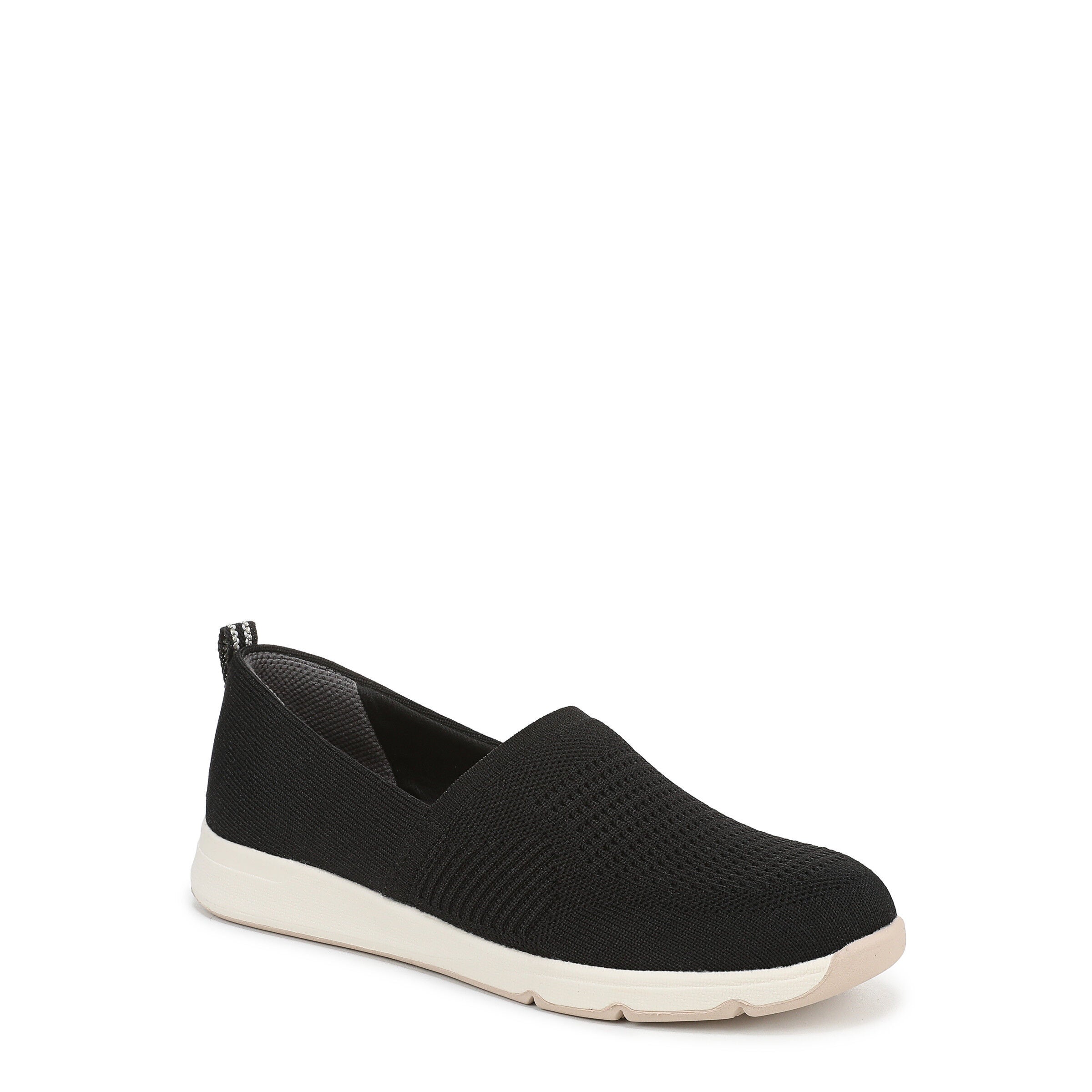 Rest Slip-On Flat, BLACK KNIT FABRIC, hi-res image number 0