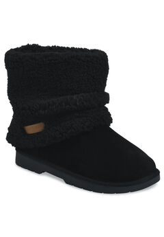 Black Suede Booties