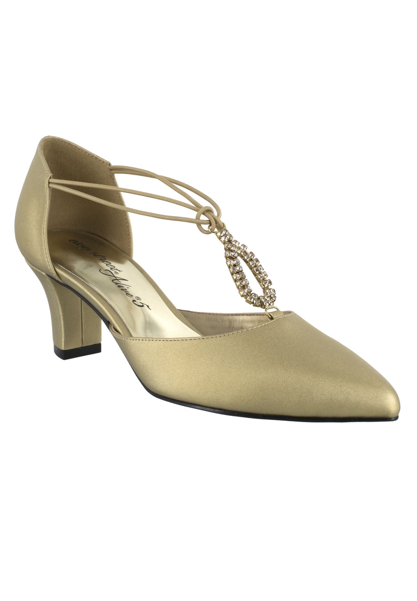 Moonlight Pumps by Easy Street®, GOLD SATIN, hi-res image number 0