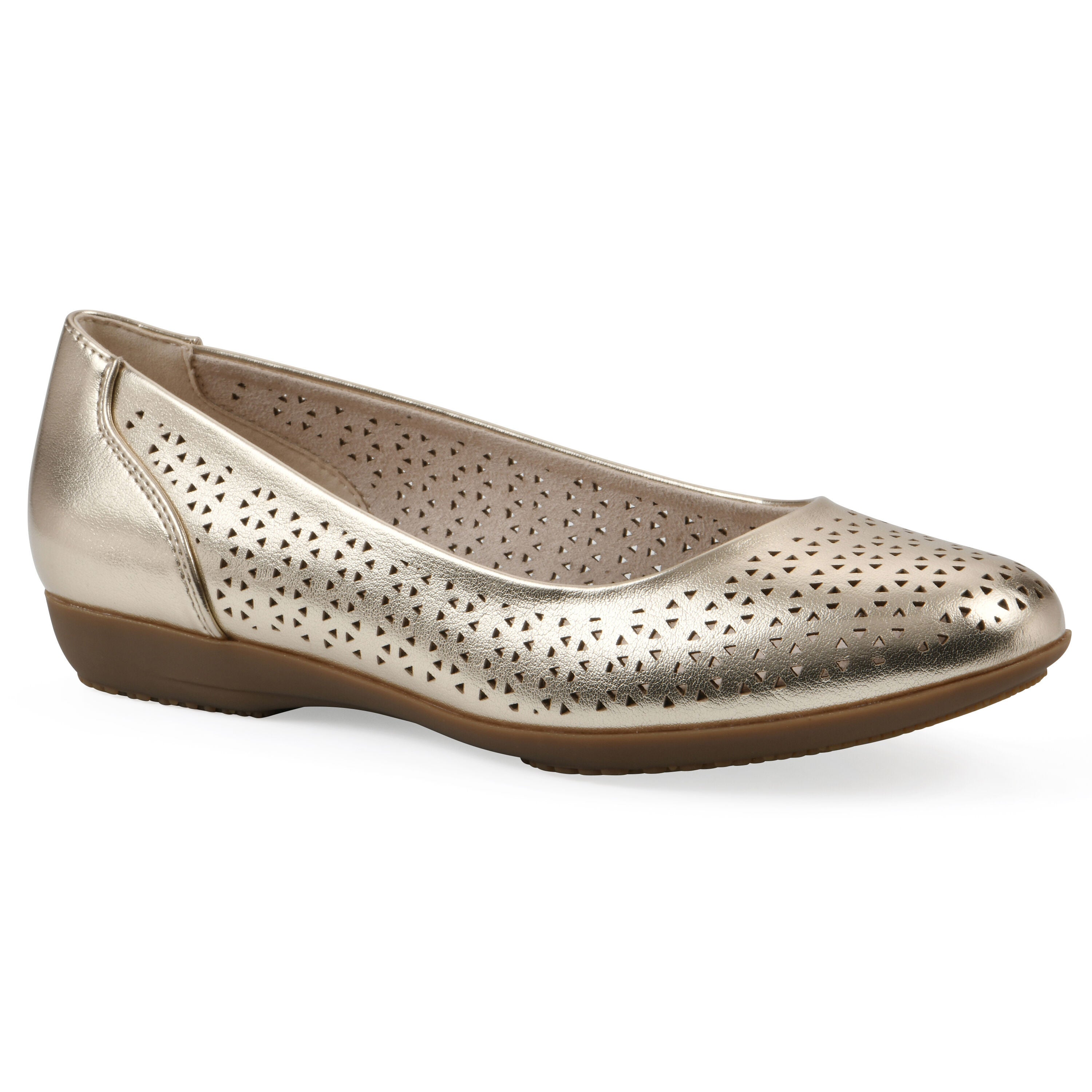Cindy Ballet Flat, GOLD METALLIC, hi-res image number 0