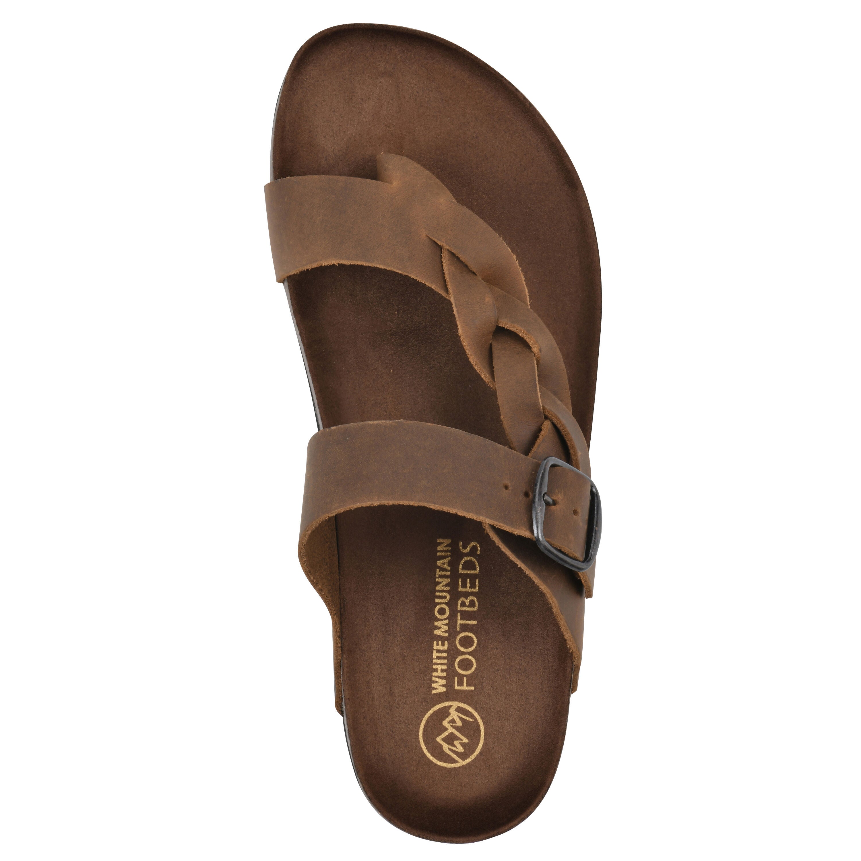 Crawford Footbed Sandal, WHISKEY LEATHER, alternate image number 4