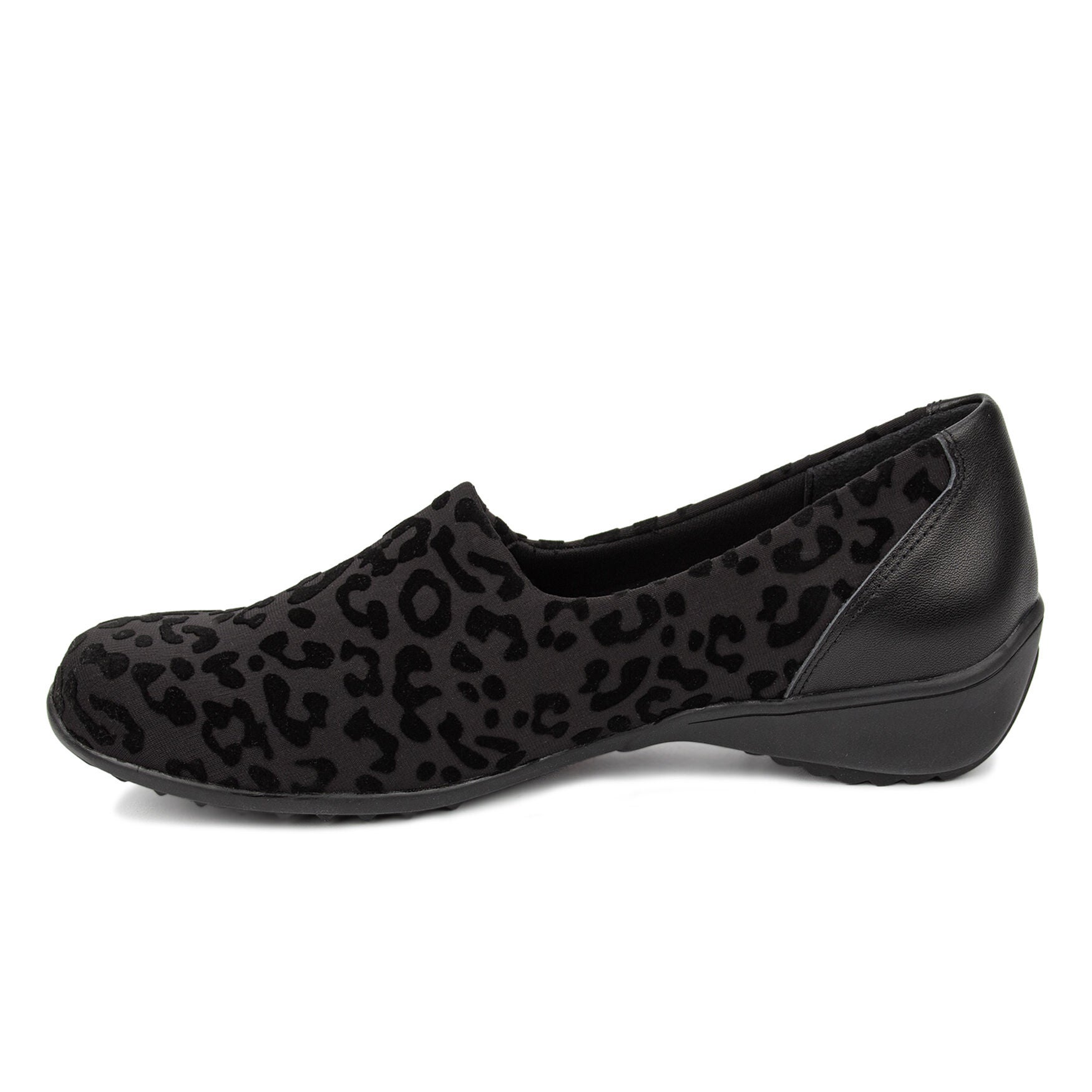 Prim Stretch Slip On, BLACK CHEETAH PRINT, alternate image number 3
