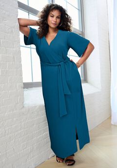 Ultrasmooth® Faux Wrap Maxi Dress