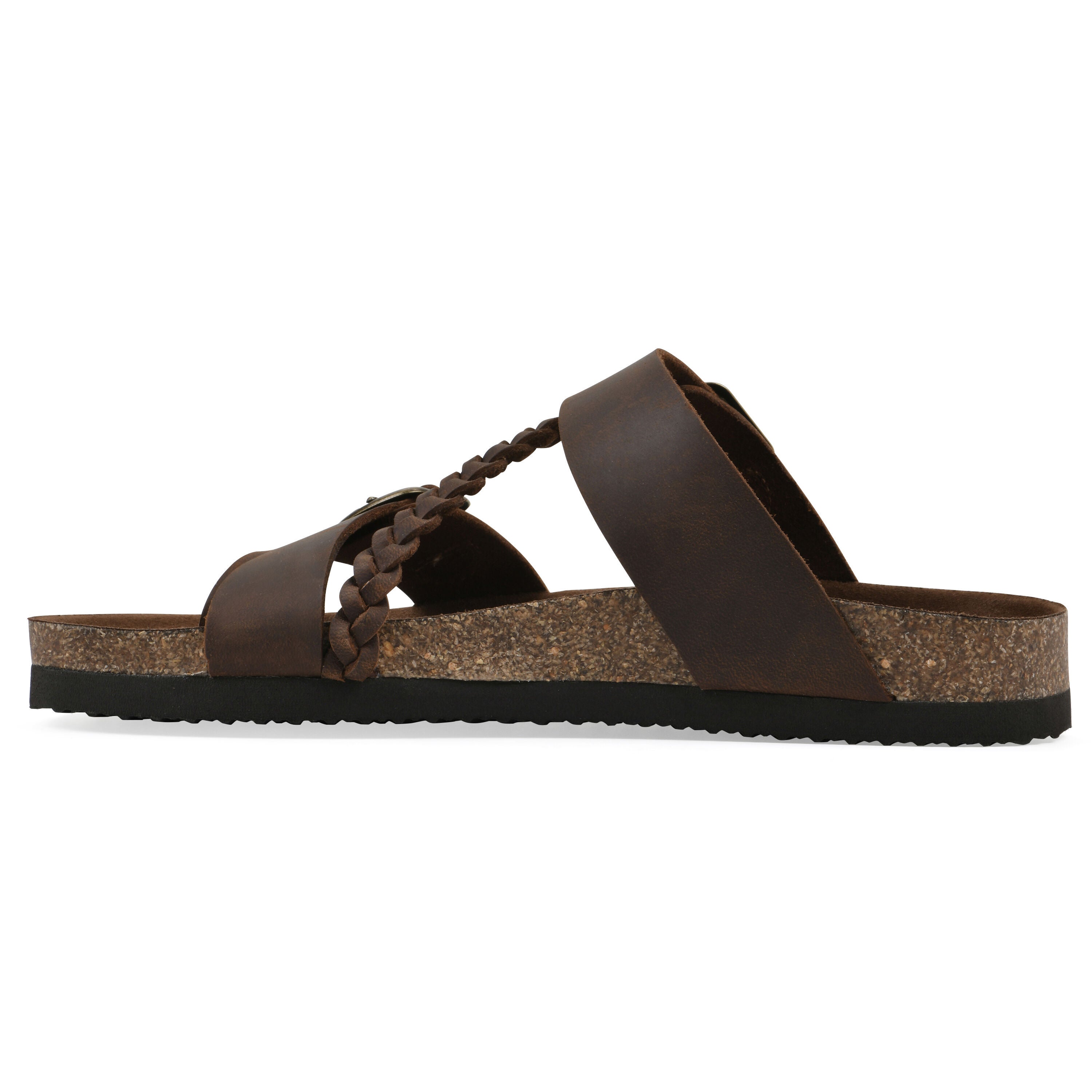 Hammy Footbeds Sandal, BROWN LEATHER, alternate image number 3