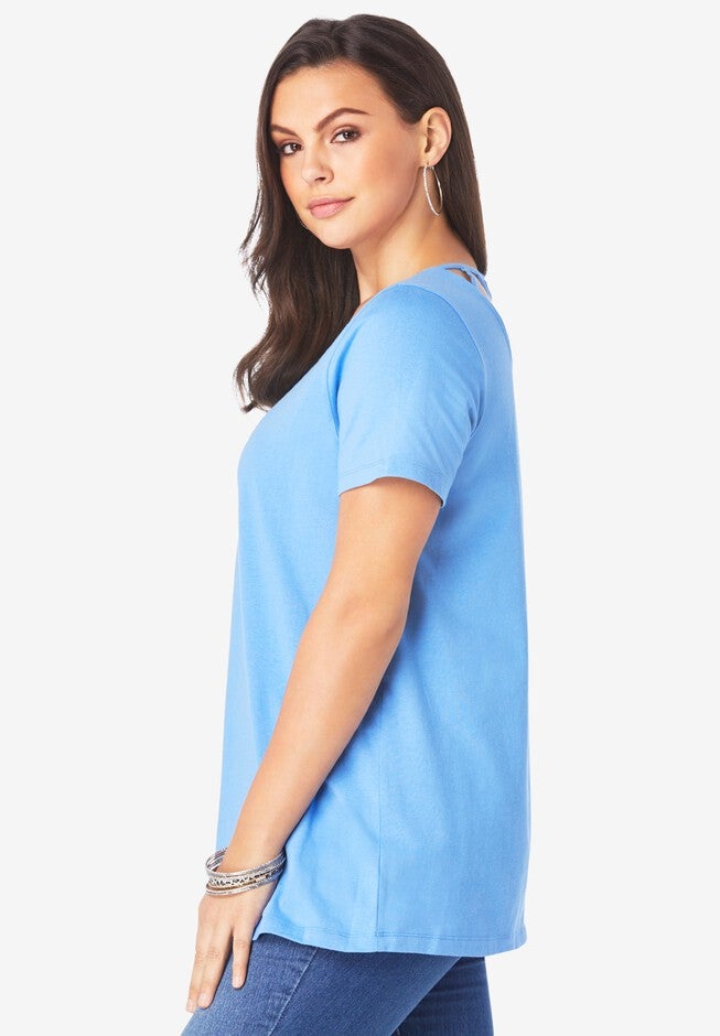 Strappy Back Ultimate Tee, , alternate image number null